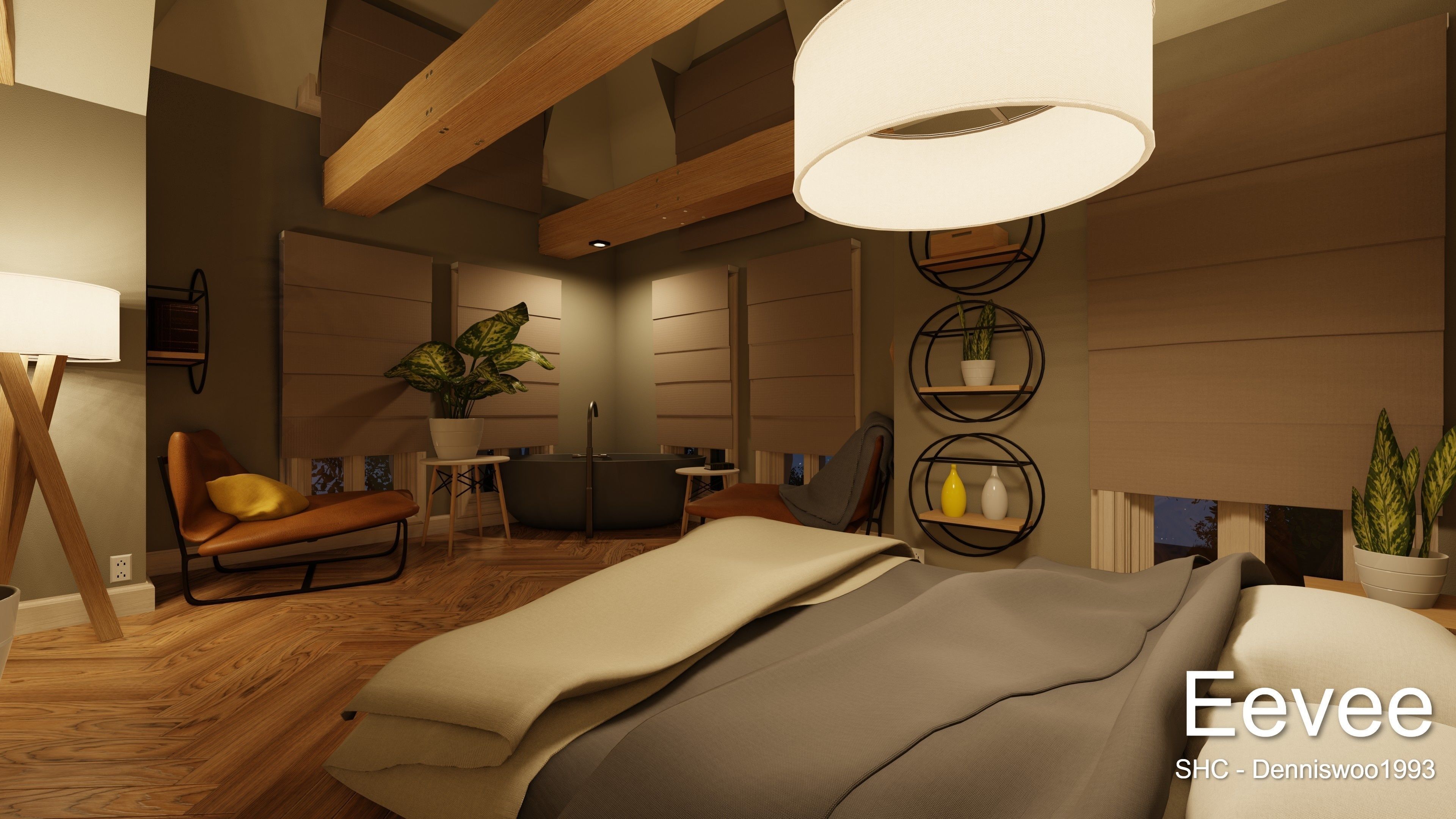 Large Mansion 2021 Blender Eevee and Cycles 1 3D model_100