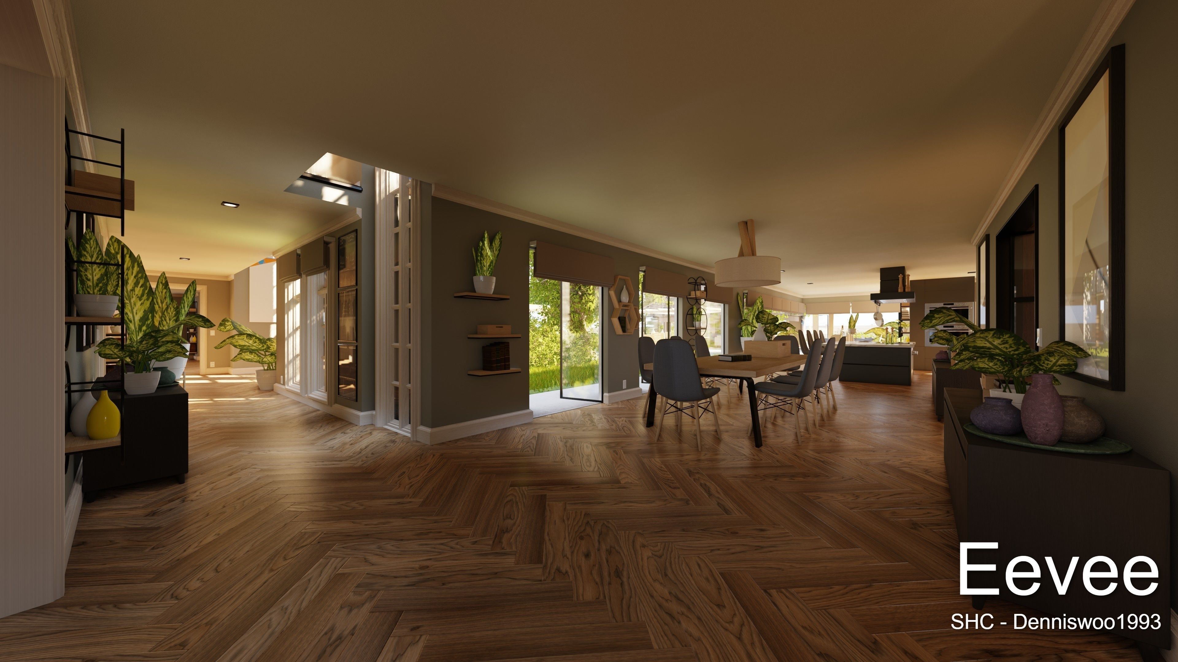 Large Mansion 2021 Blender Eevee and Cycles 1 3D model_43