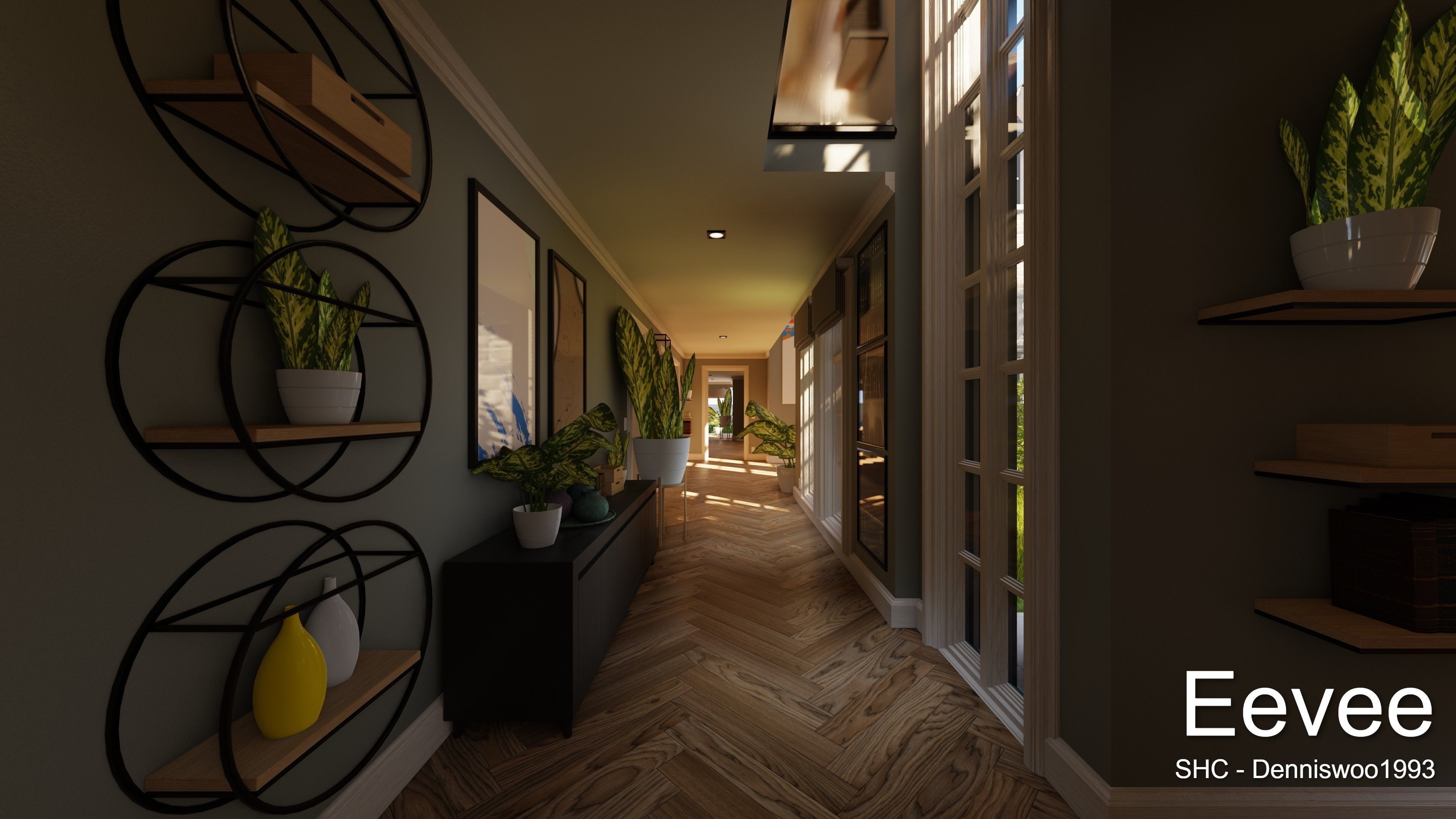 Large Mansion 2021 Blender Eevee and Cycles 1 3D model_50
