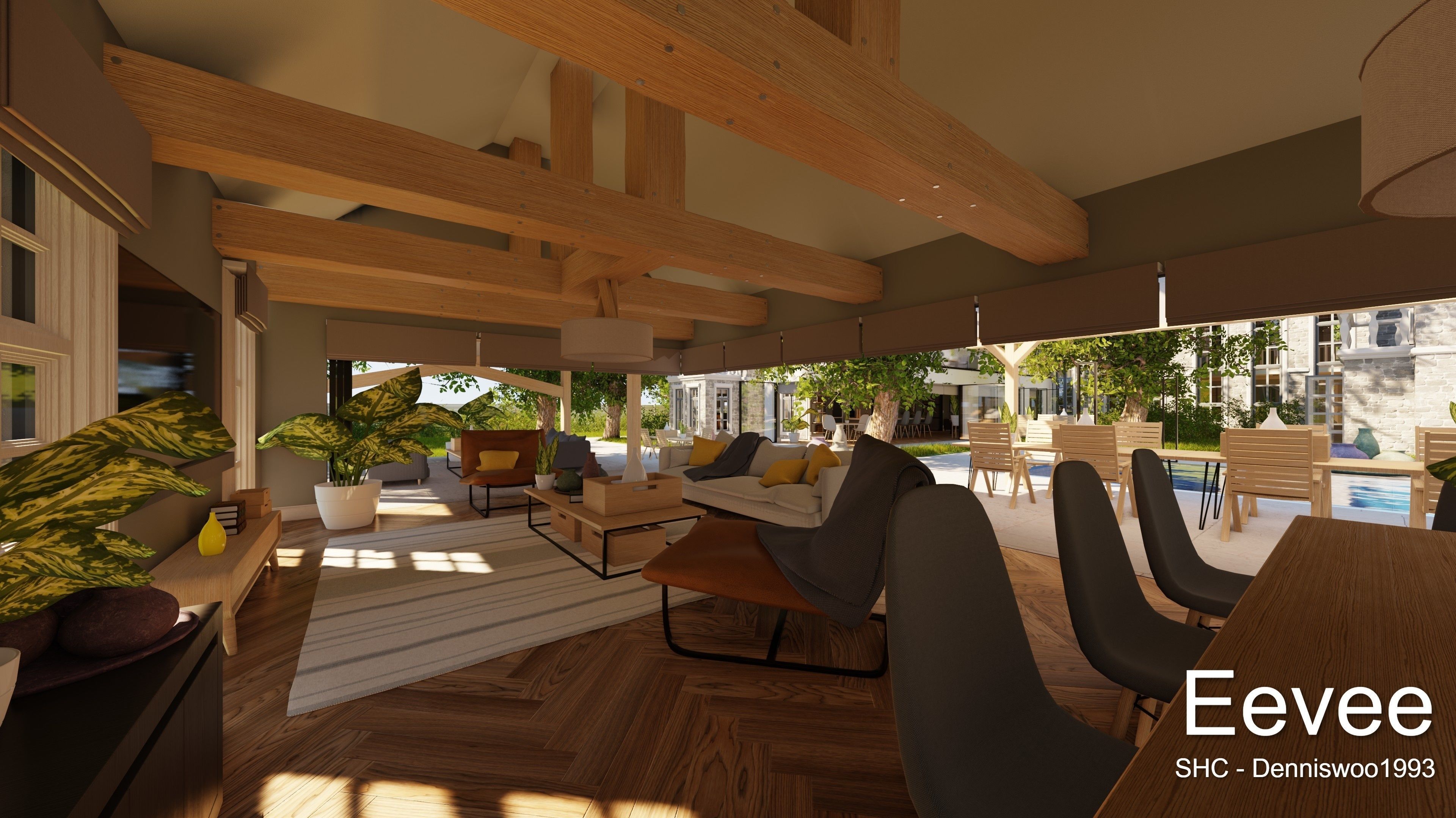 Large Mansion 2021 Blender Eevee and Cycles 1 3D model_89