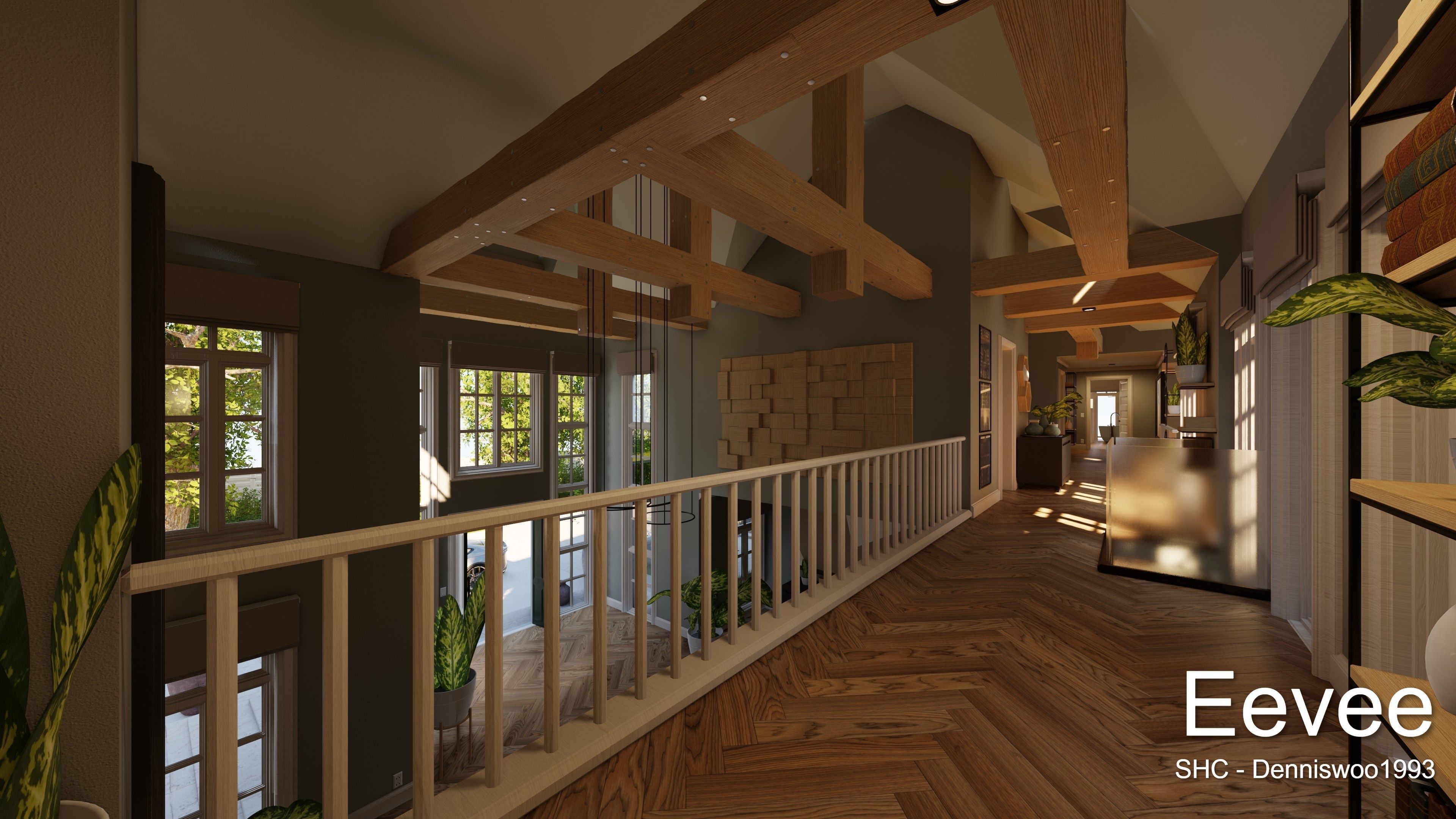 Large Mansion 2021 Blender Eevee and Cycles 1 3D model_72