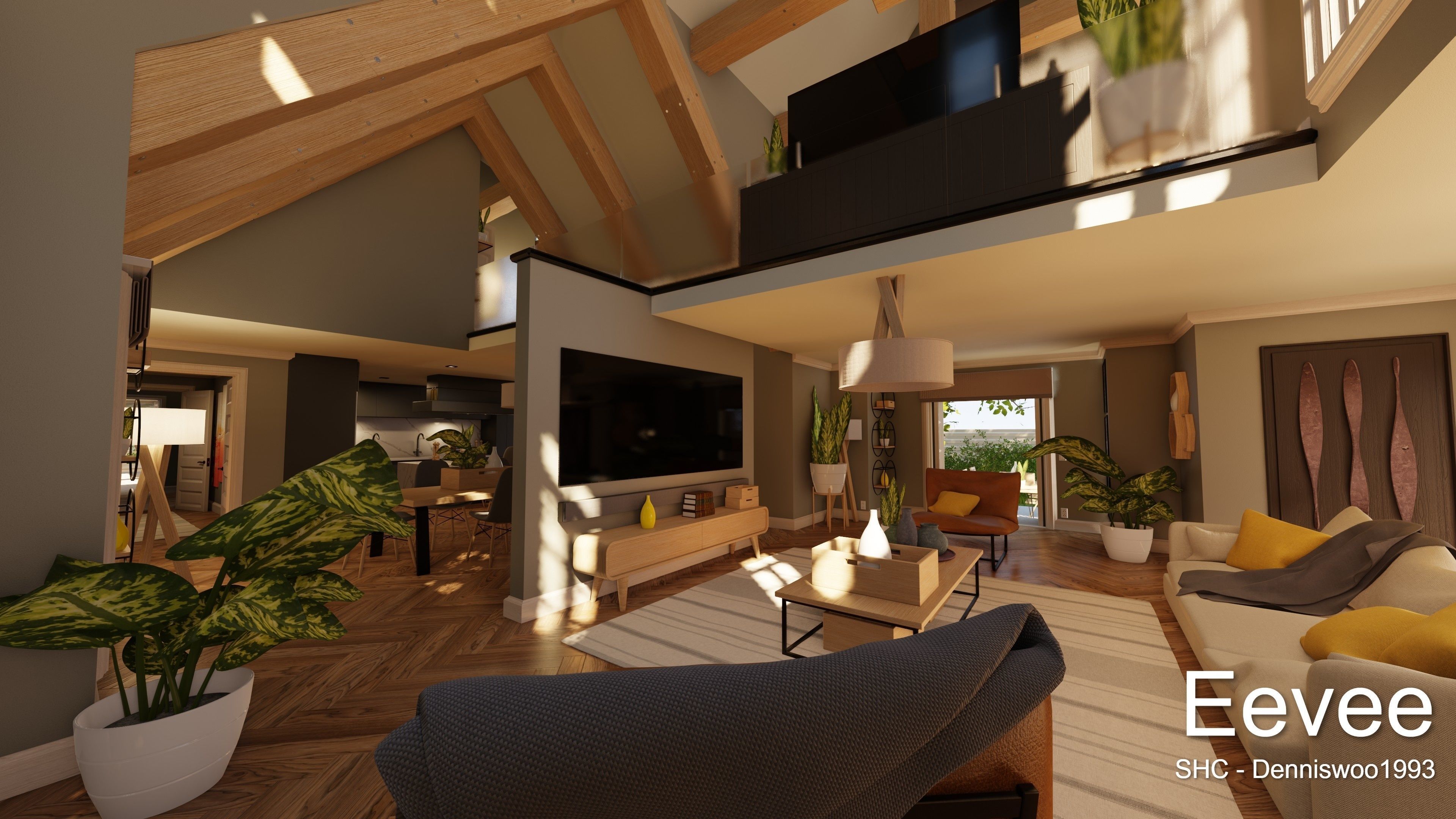 Large Mansion 2021 Blender Eevee and Cycles 1 3D model_58