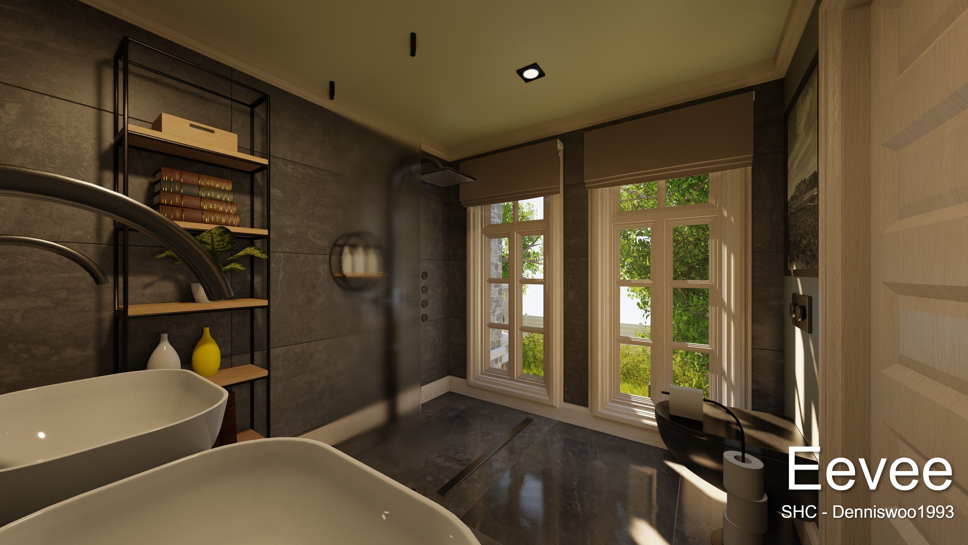 Large Mansion 2021 Blender Eevee and Cycles 1 3D model_70