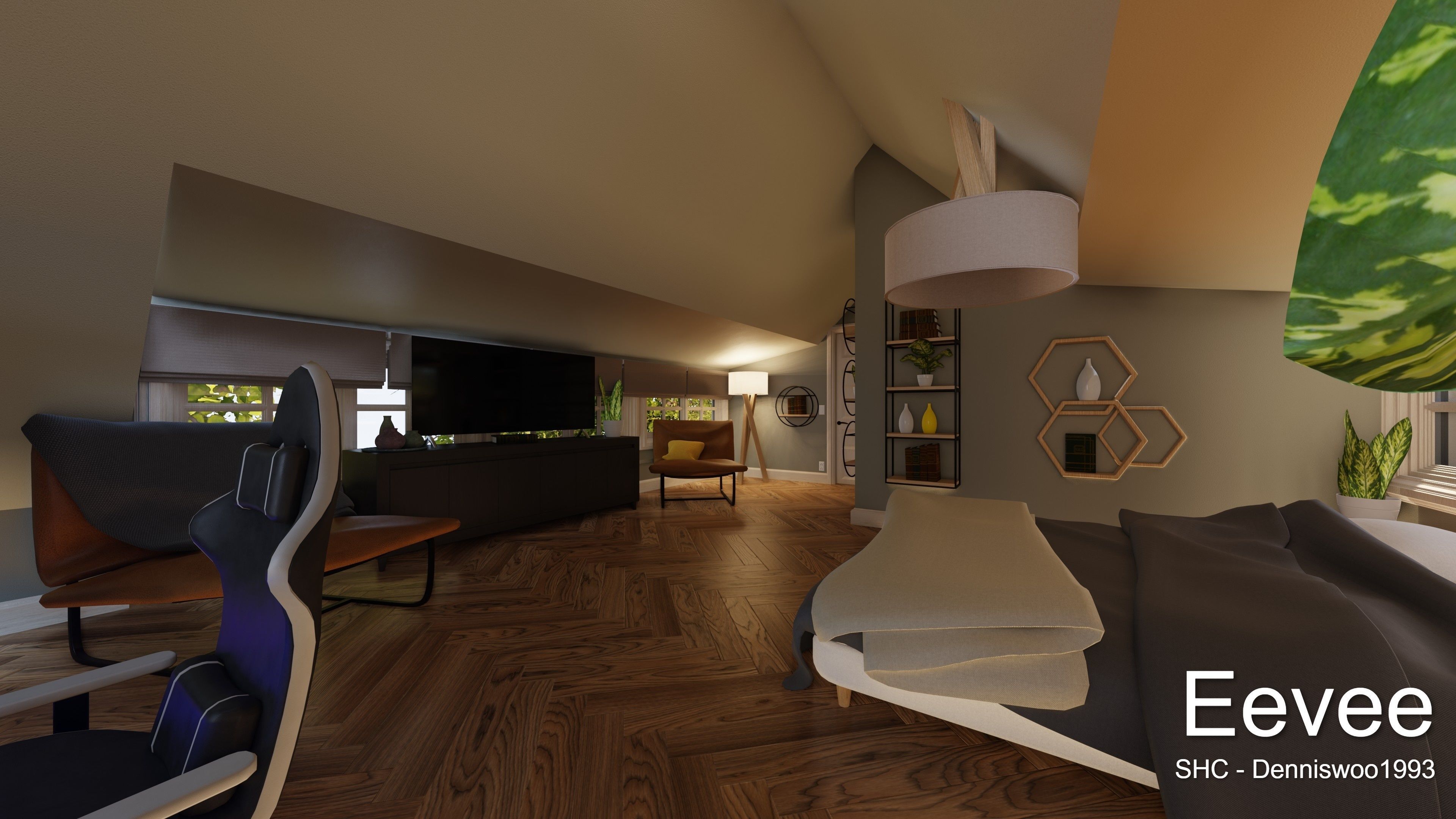 Large Mansion 2021 Blender Eevee and Cycles 1 3D model_85