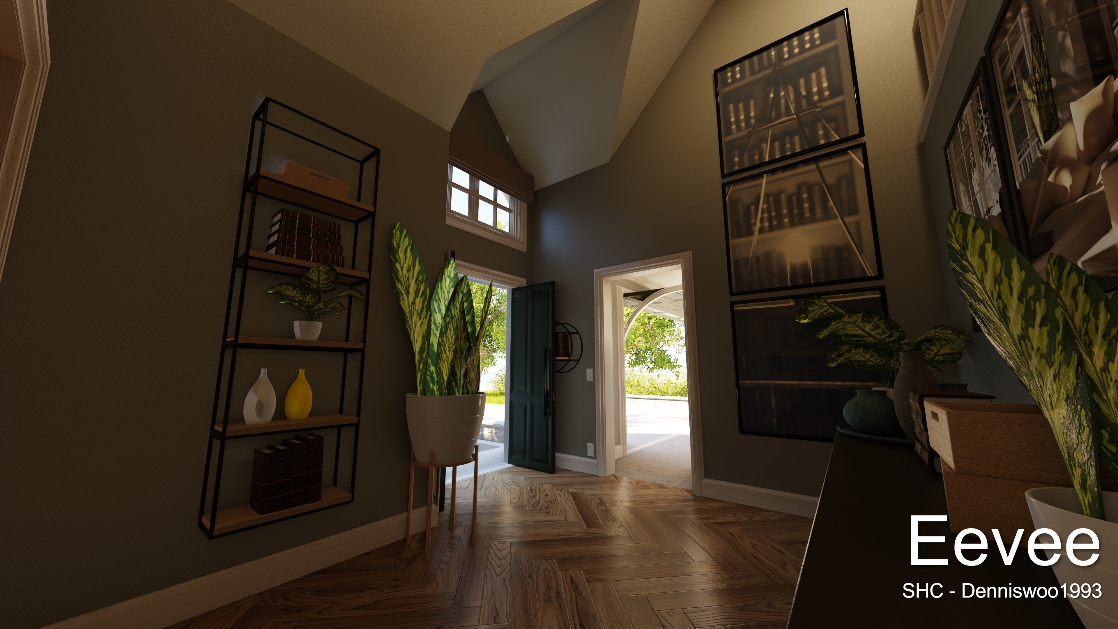 Large Mansion 2021 Blender Eevee and Cycles 1 3D model_60