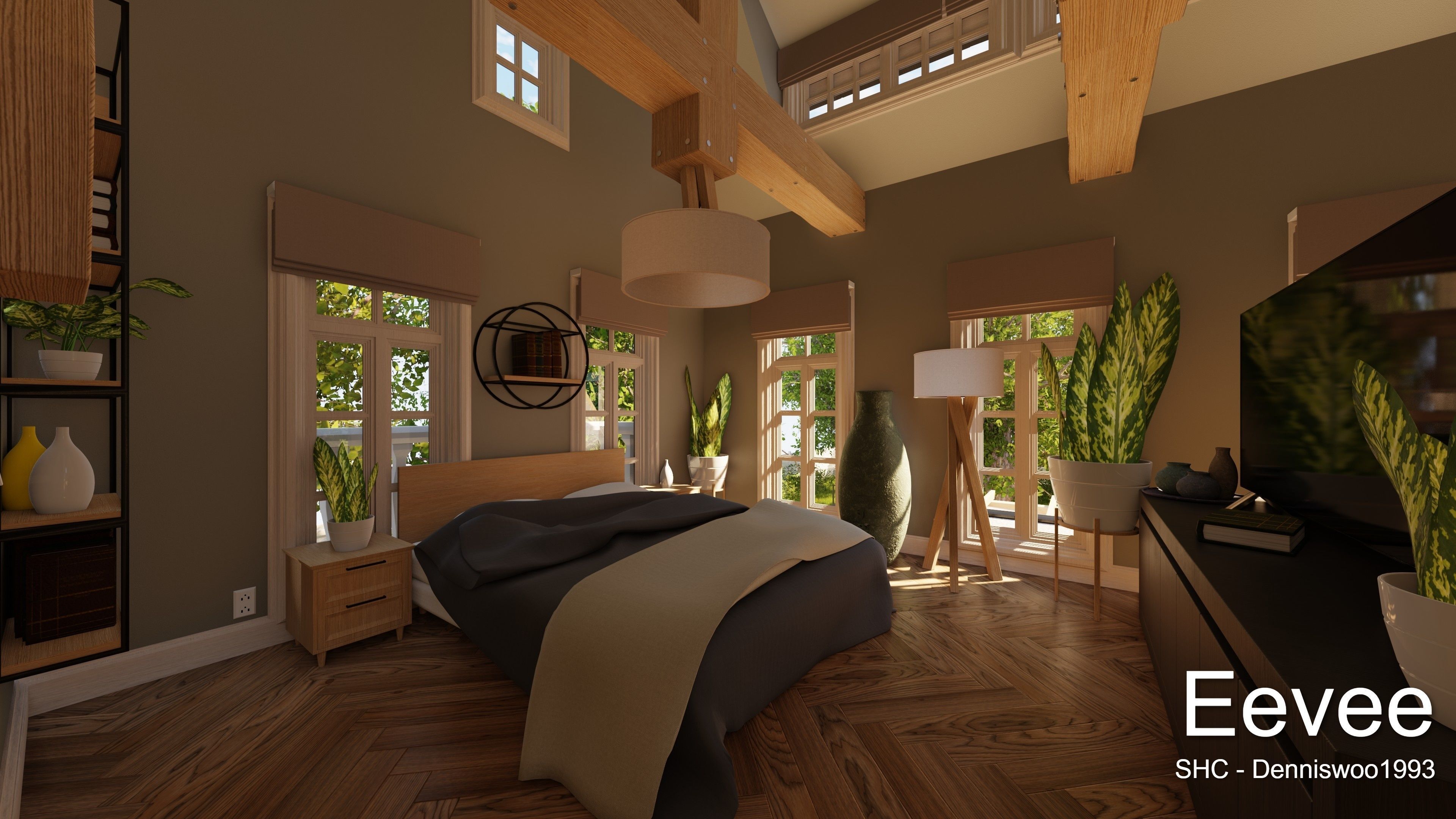 Large Mansion 2021 Blender Eevee and Cycles 1 3D model_80