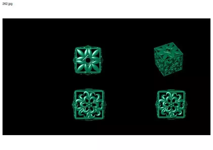 3 size stl beeds 3D print model_0