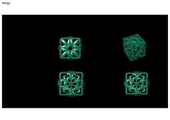 3 size stl beeds 3D print model