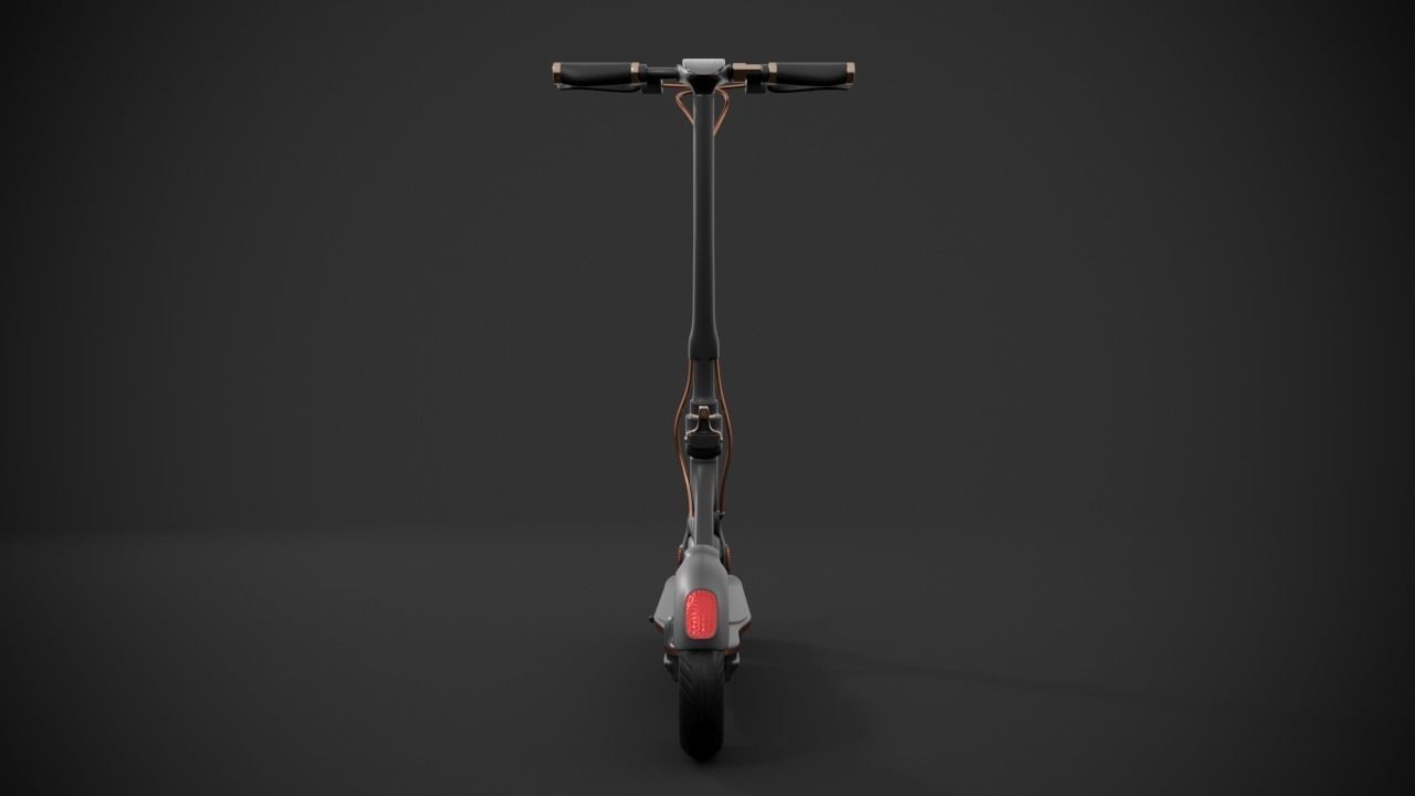 Electric scooter 3D model_7