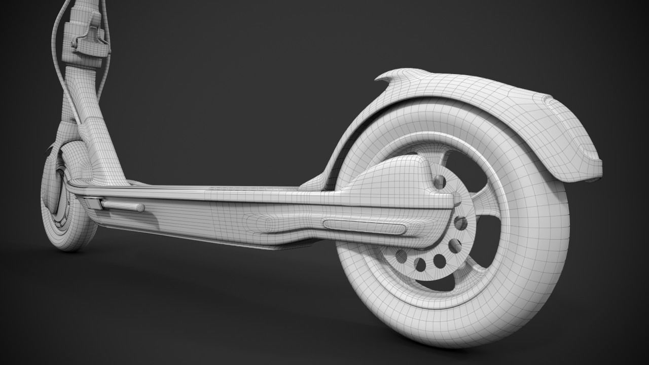 Electric scooter 3D model_18