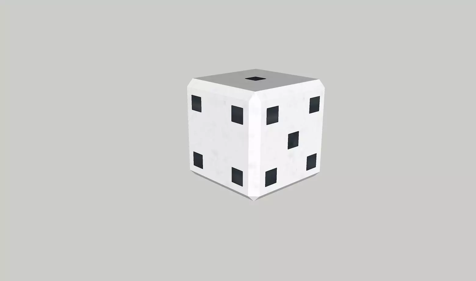 Pixel cube Free low-poly 3D model_0