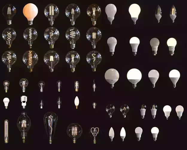 Bulb Pack  3D Model Collection
