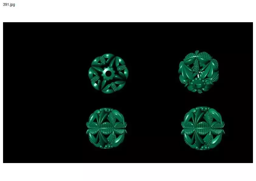 1 size stl beeds 3D print model_0