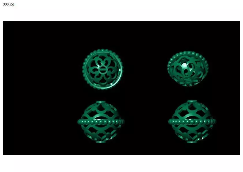 1 size stl beeds 3D print model_0