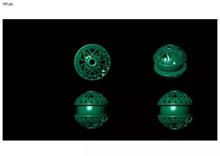 1 size stl beeds 3D print model_0