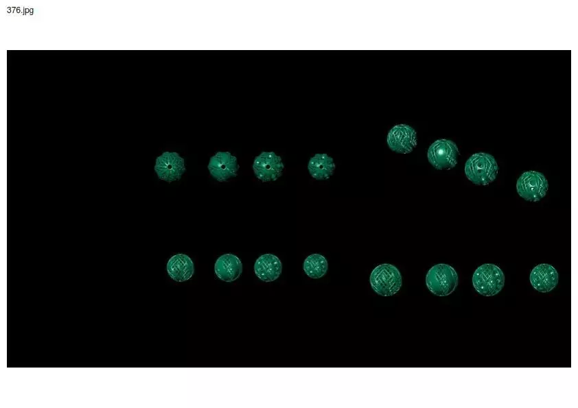 4 size stl beeds 3D print model_0