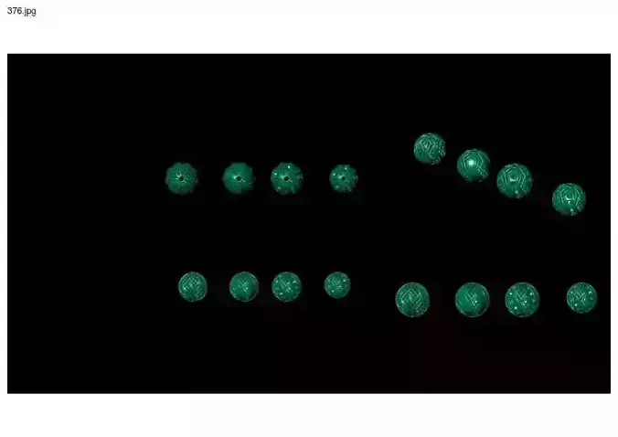 4 size stl beeds 3D print model