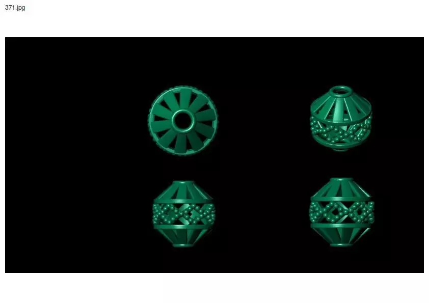 1 size stl beeds 3D print model_0