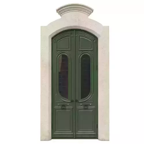 Entrance classic door 49 3D model
