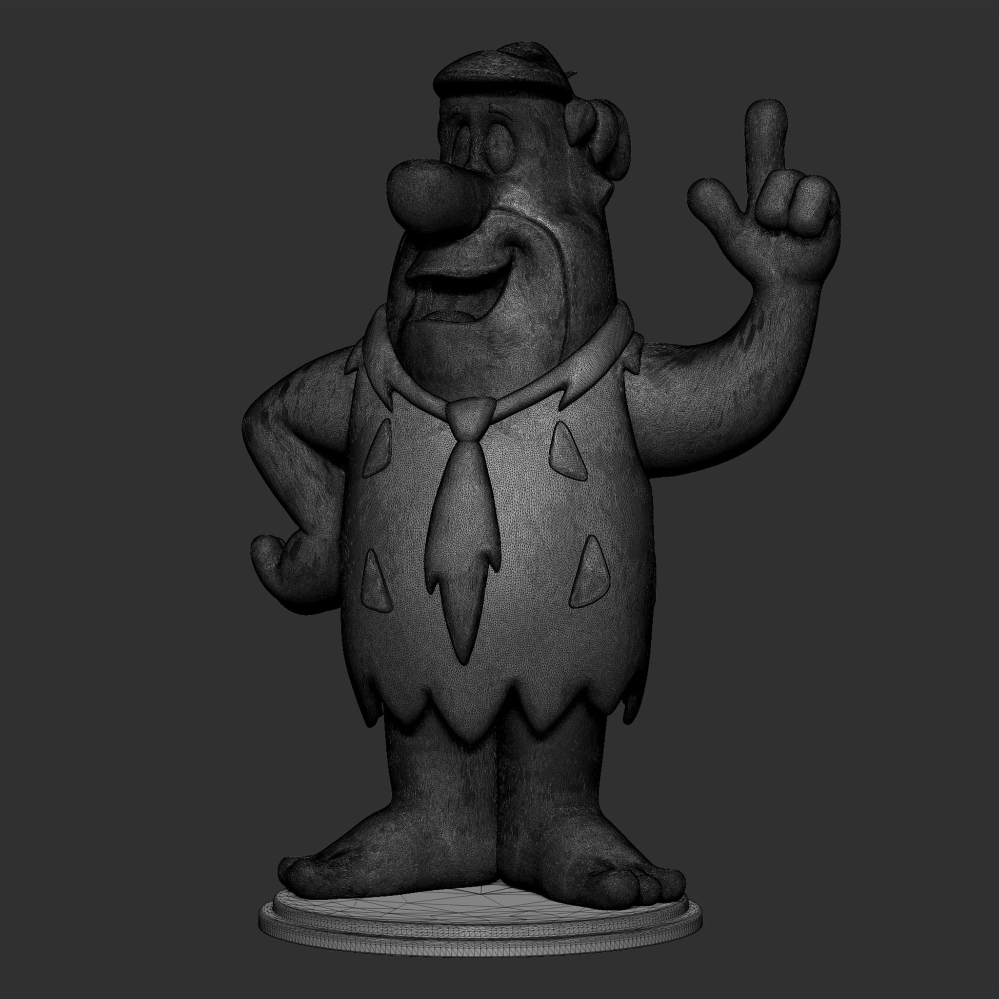 Fred Flintstone 3D print model_32