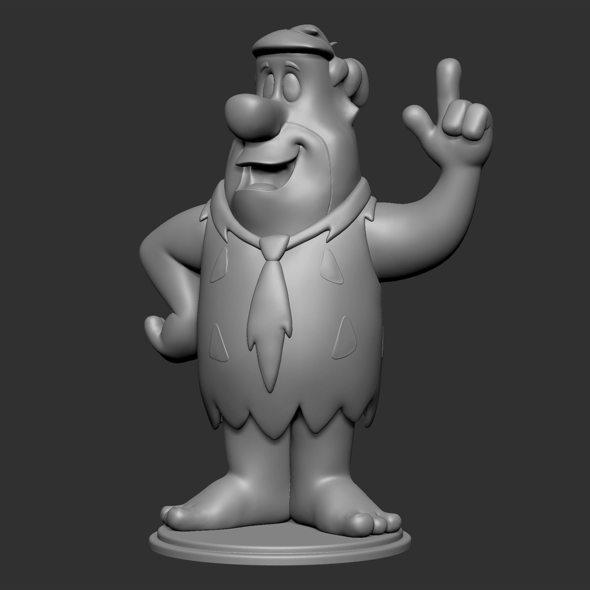 Fred Flintstone 3D print model_22