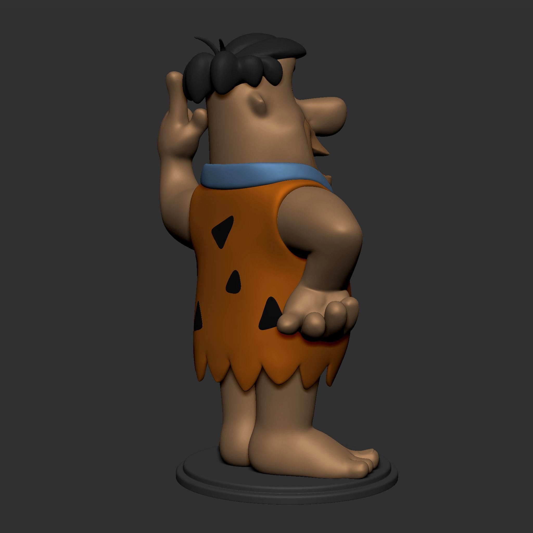 Fred Flintstone 3D print model_10