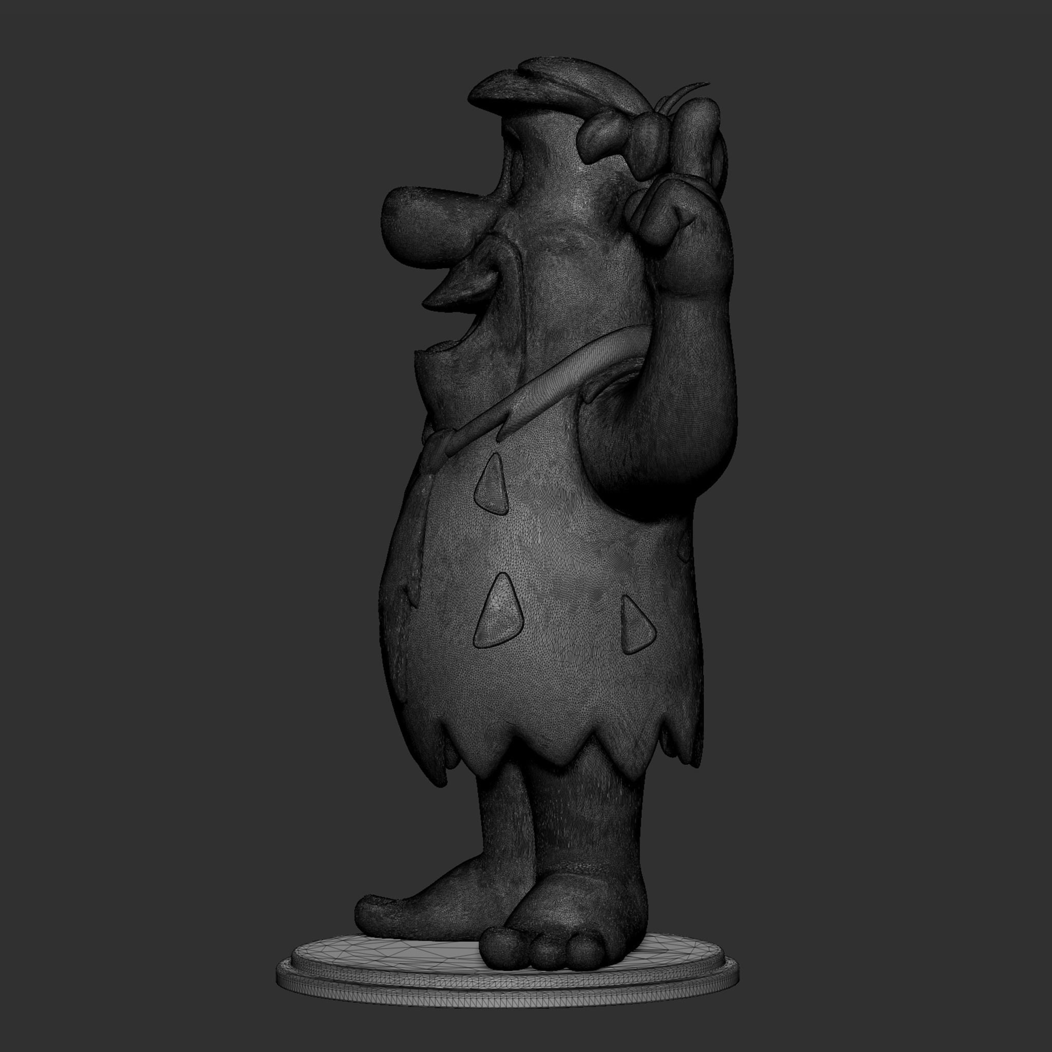 Fred Flintstone 3D print model_31