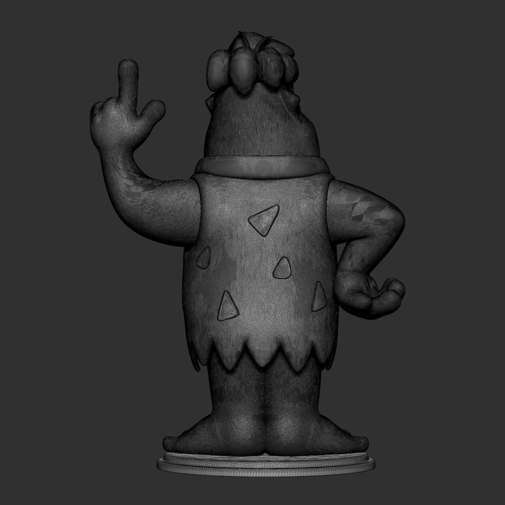 Fred Flintstone 3D print model_29