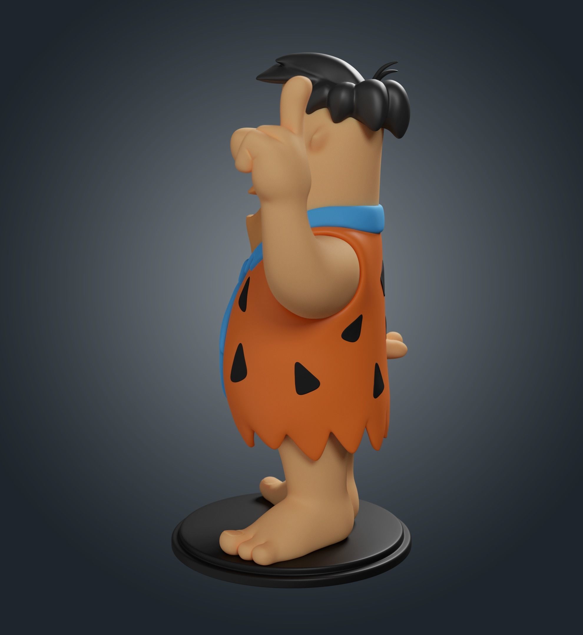 Fred Flintstone 3D print model_5