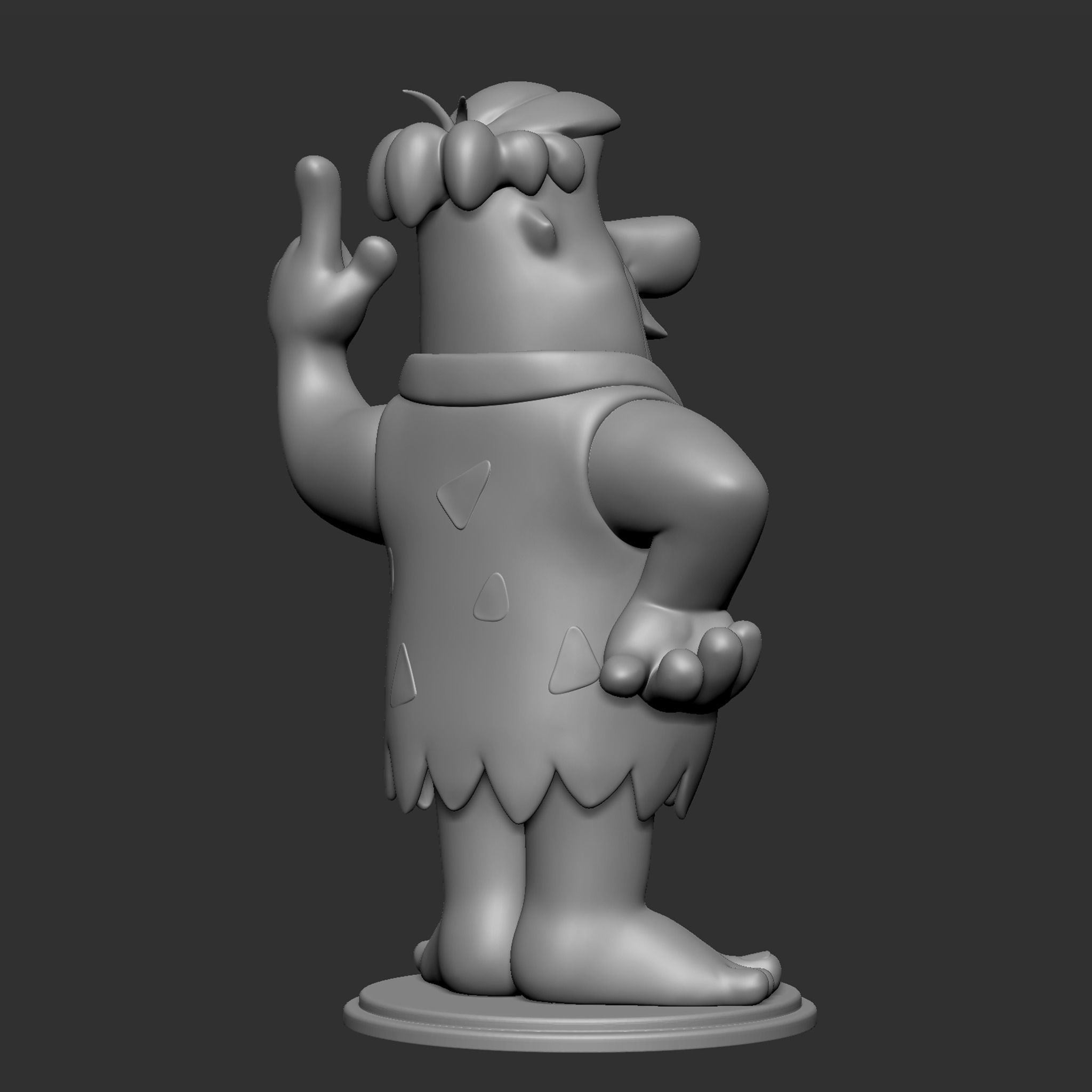 Fred Flintstone 3D print model_18