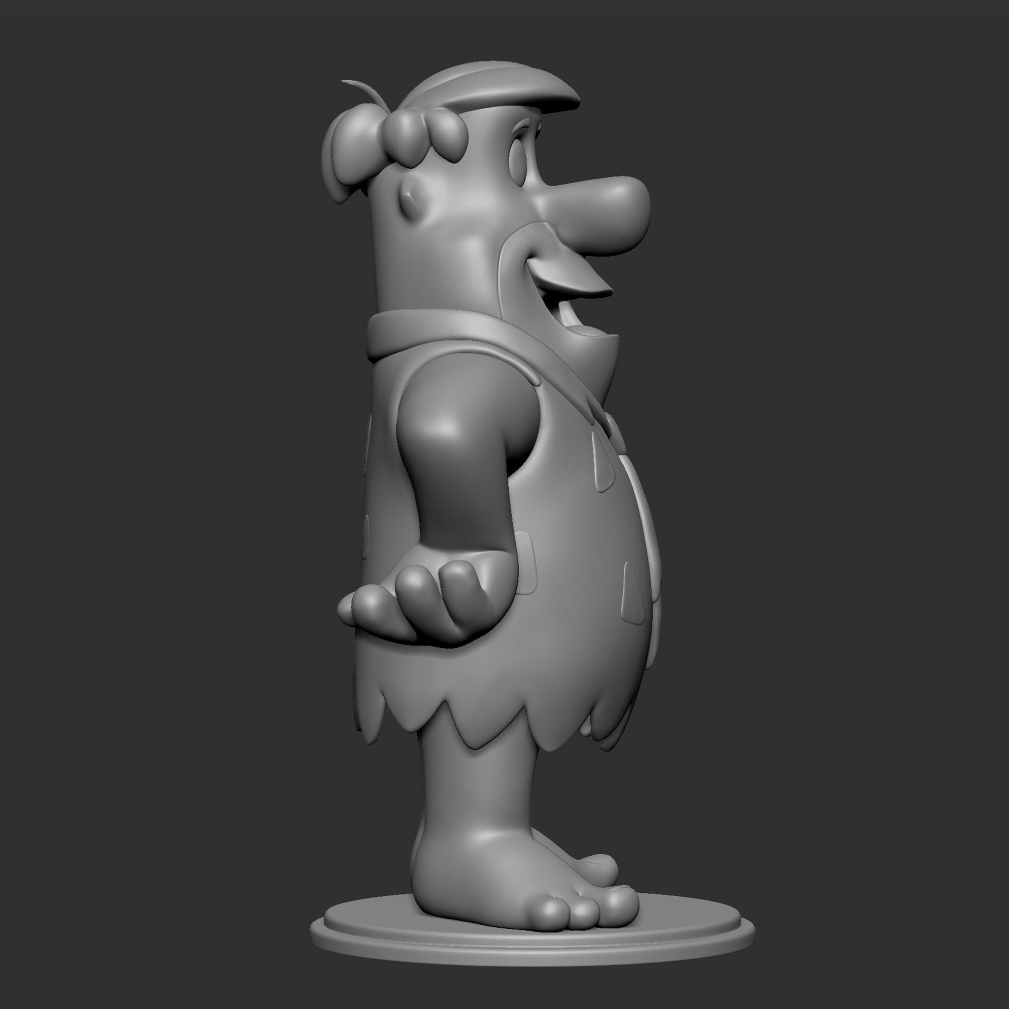 Fred Flintstone 3D print model_17