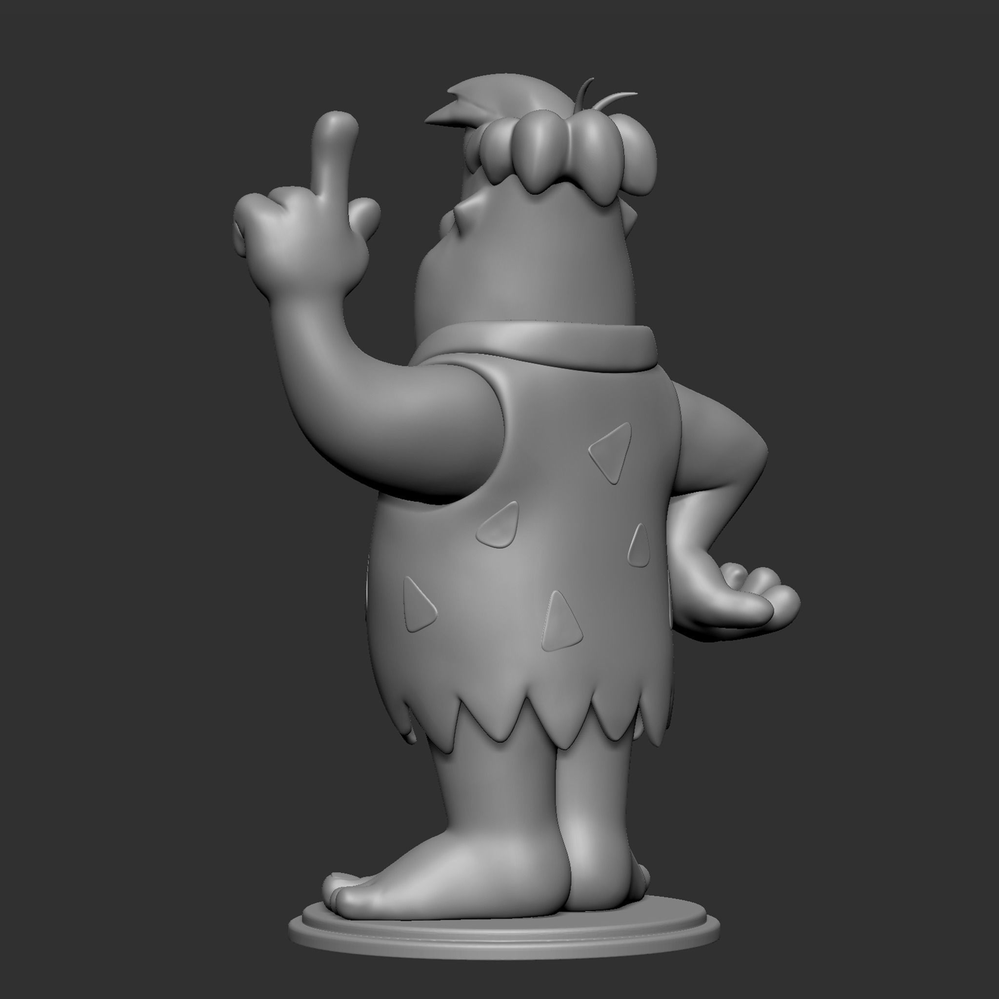 Fred Flintstone 3D print model_20
