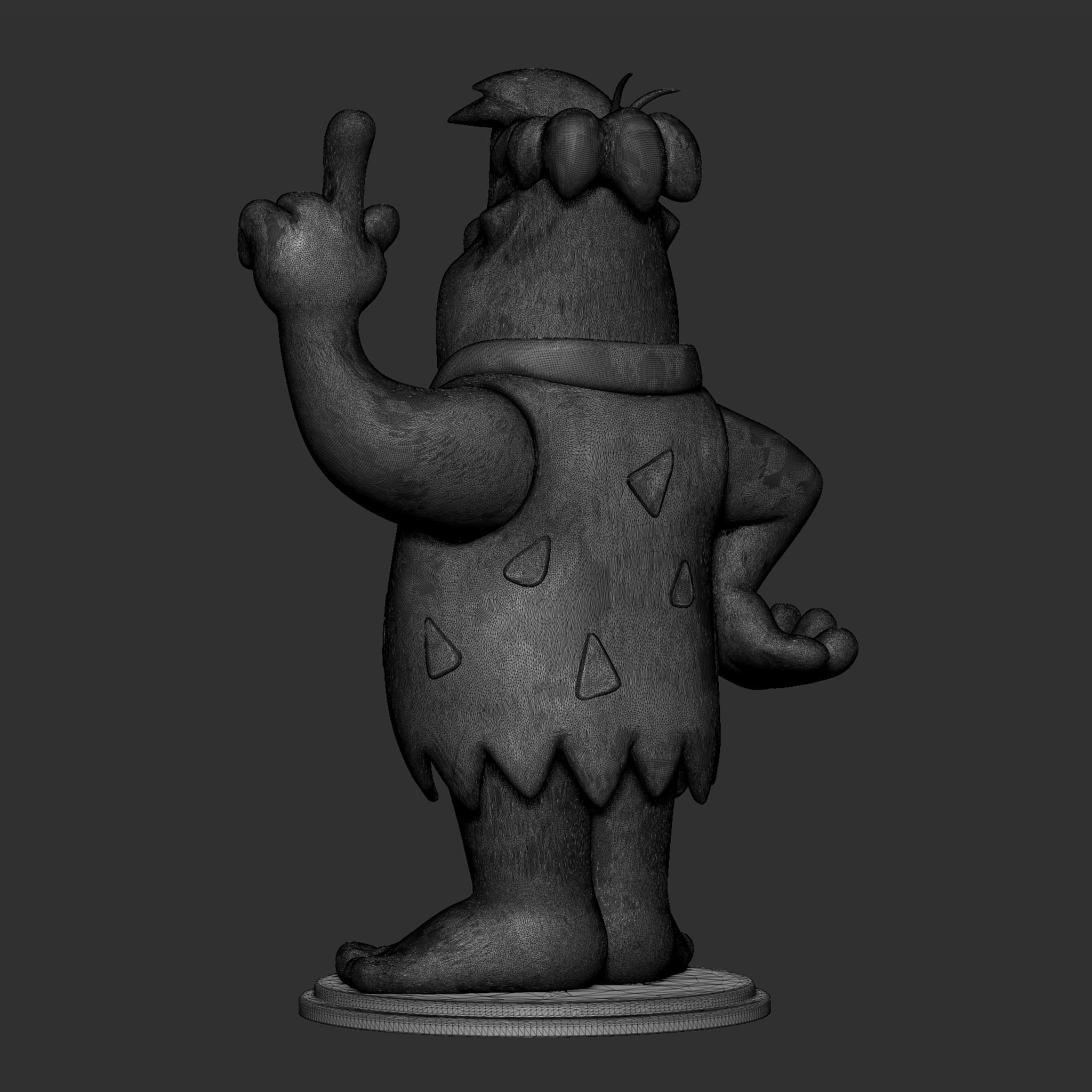 Fred Flintstone 3D print model_30