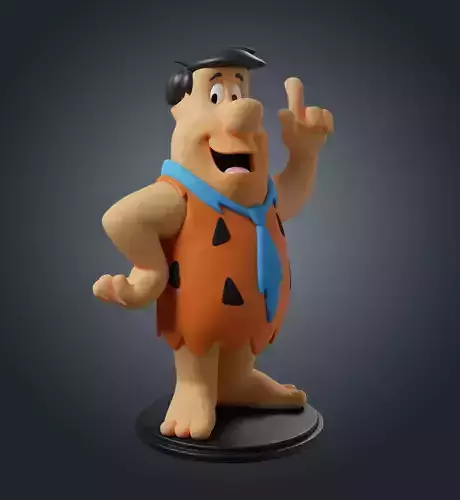 Fred Flintstone 3D print model