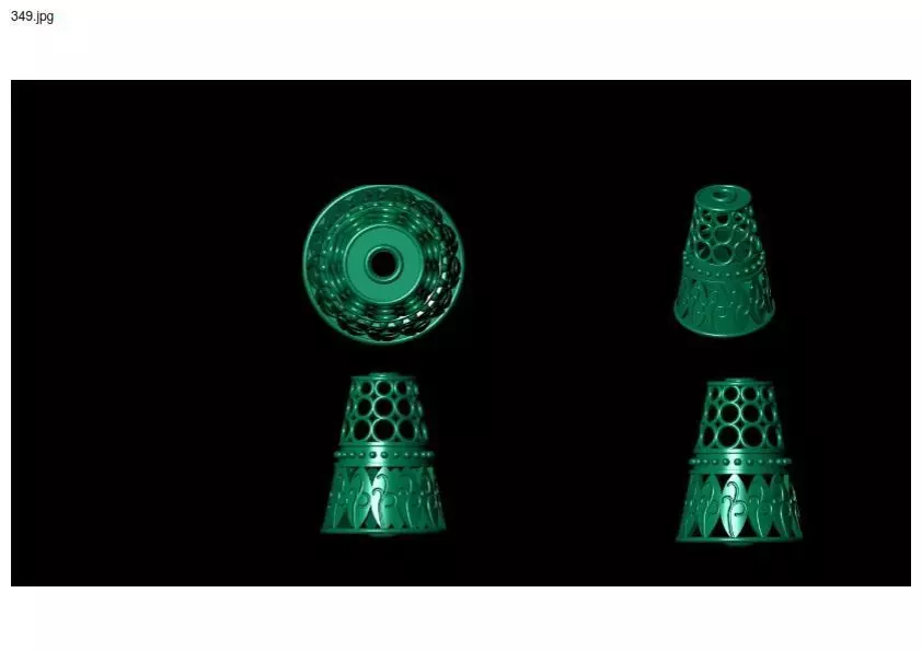 1 size stl beeds 3D print model_0