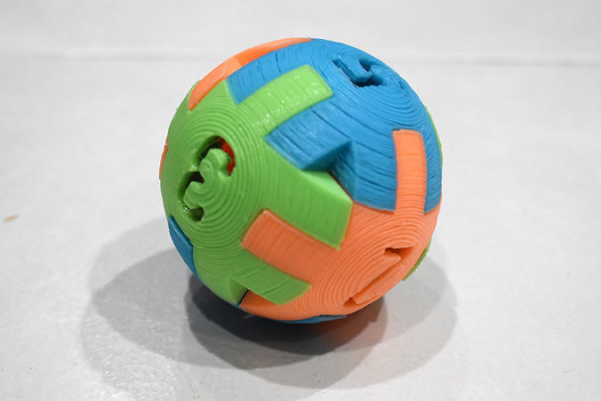Jigsaw Ball 3D print model