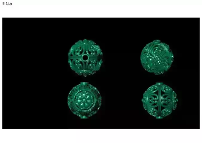 1 size stl beeds 3D print model