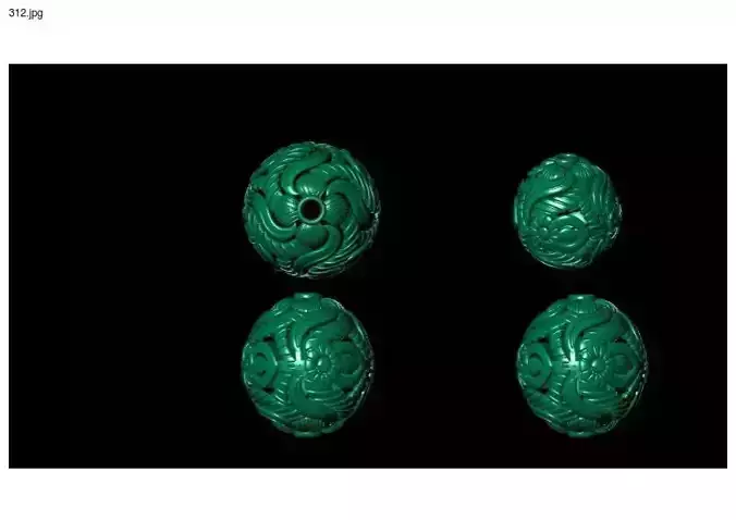 1 size stl beeds 3D print model