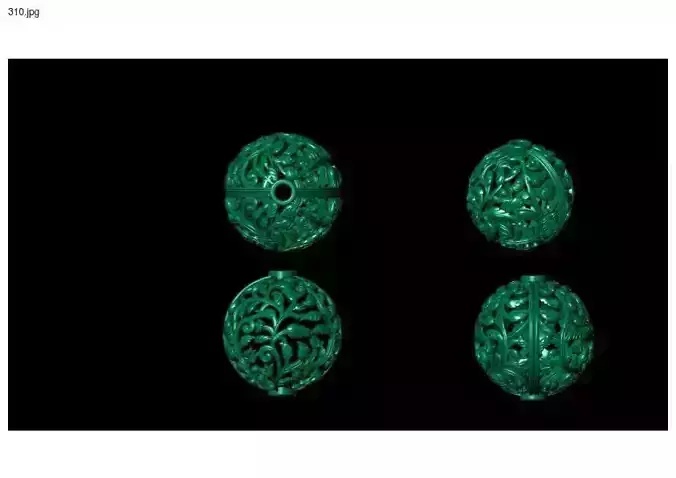 1 size stl beeds 3D print model