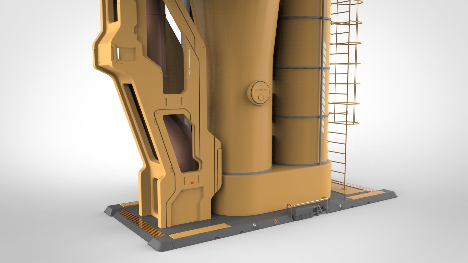 sci fi props 4 3D model_5