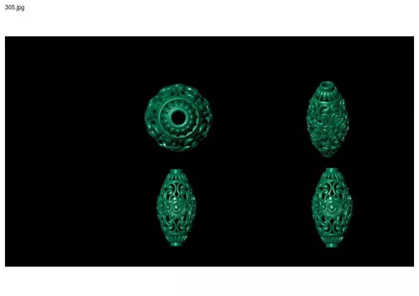 1 size stl beeds 3D print model_0