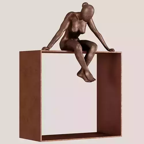 Sitting Lady Statue