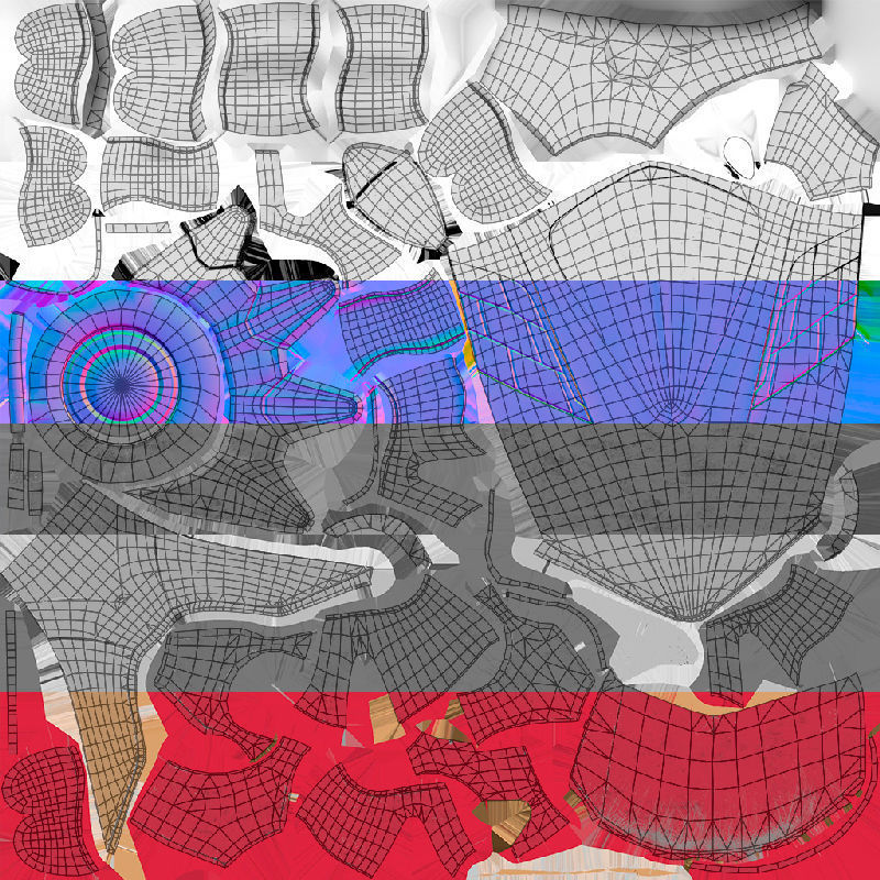 Iron-Spiderman Classic Suit Insomniac Games Low-poly 3D model_11