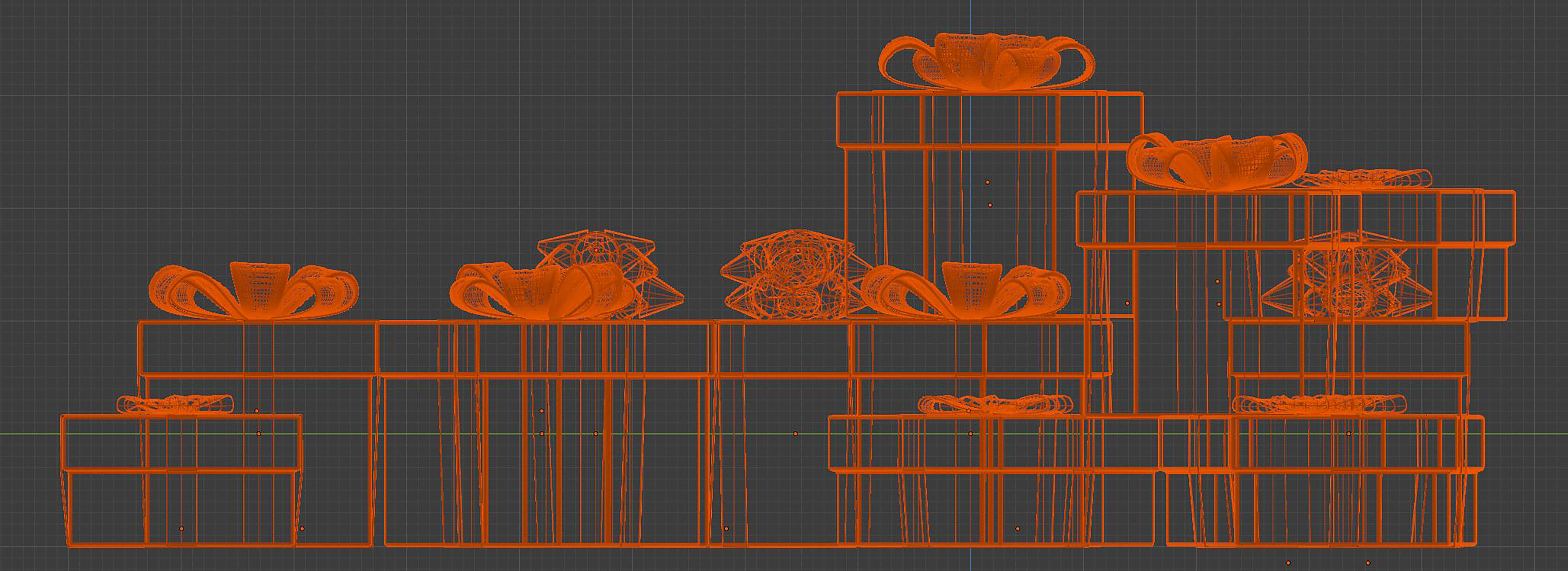 Gift Boxes 3D model_9