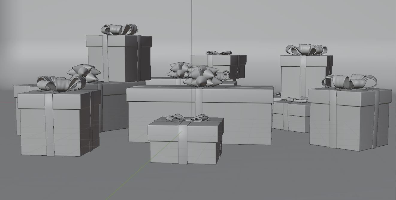 Gift Boxes 3D model_6