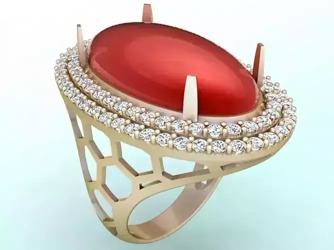 Gemstone Rings - Oval stone ring - Womens Rings