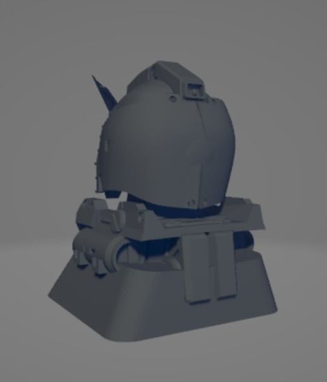 Keycap Gundam RX 78 3D print model_3