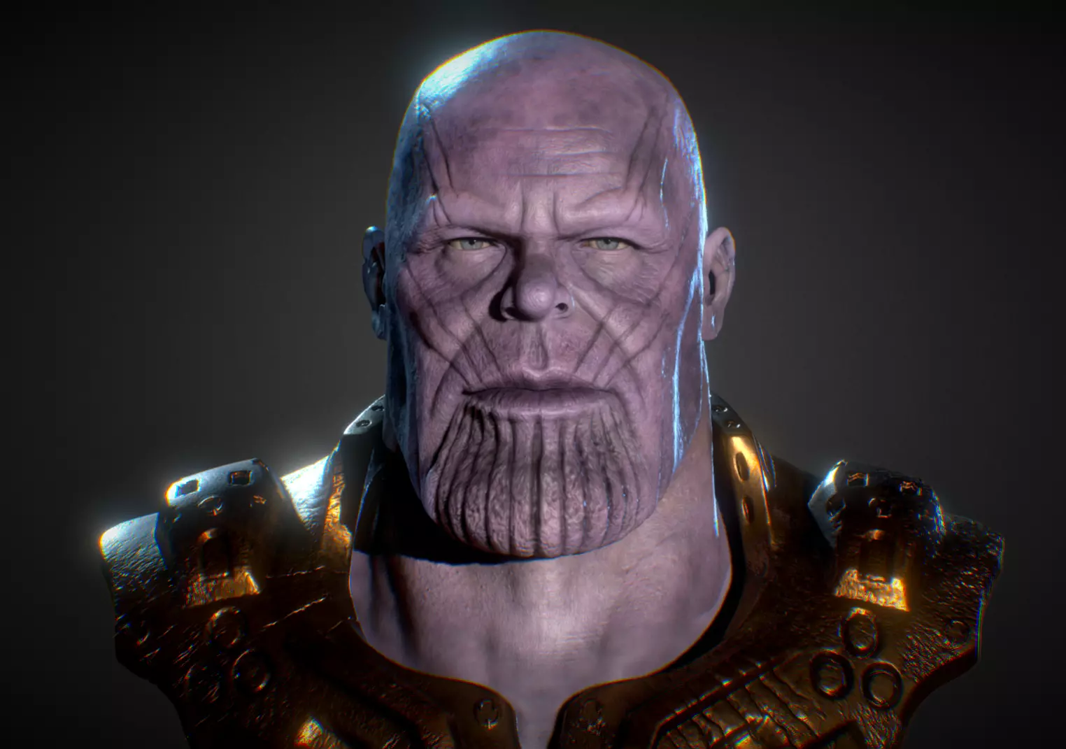 Thanos head 3D model
