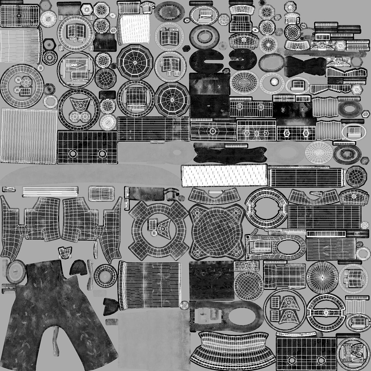 Wilton Pipe Bench Vise Dusty Rigged 3D model_26