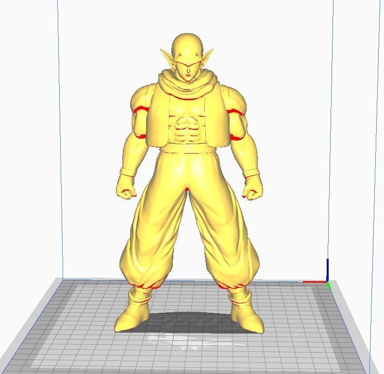Namek Warrior 3 3D Model 3D print model_1